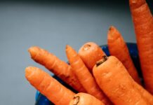 저칼로리 다이어트 식단, 포만감 주는 건강한 레시피 orange carrots on blue round plate